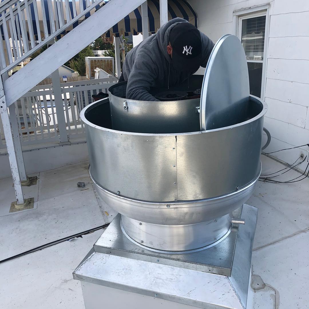 commercial kitchen exhaust blower